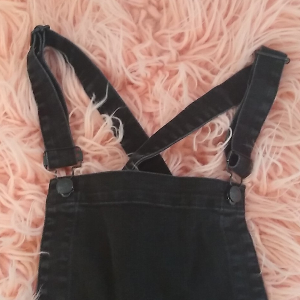 Madewell black overalls